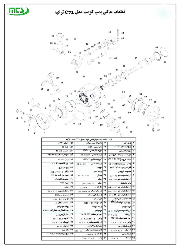 خرید سمپاش پشت تراکتوری ۶۰۰ لیتری زرد G P  پمپ ترک c96 چهارسیلندر  با شیلنگ، لانس، گاردان و پرکن بوم ۱۰متری - تصویر 7